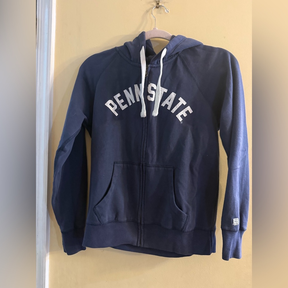 Tailgate Penn State Blue Hoodie, full zip